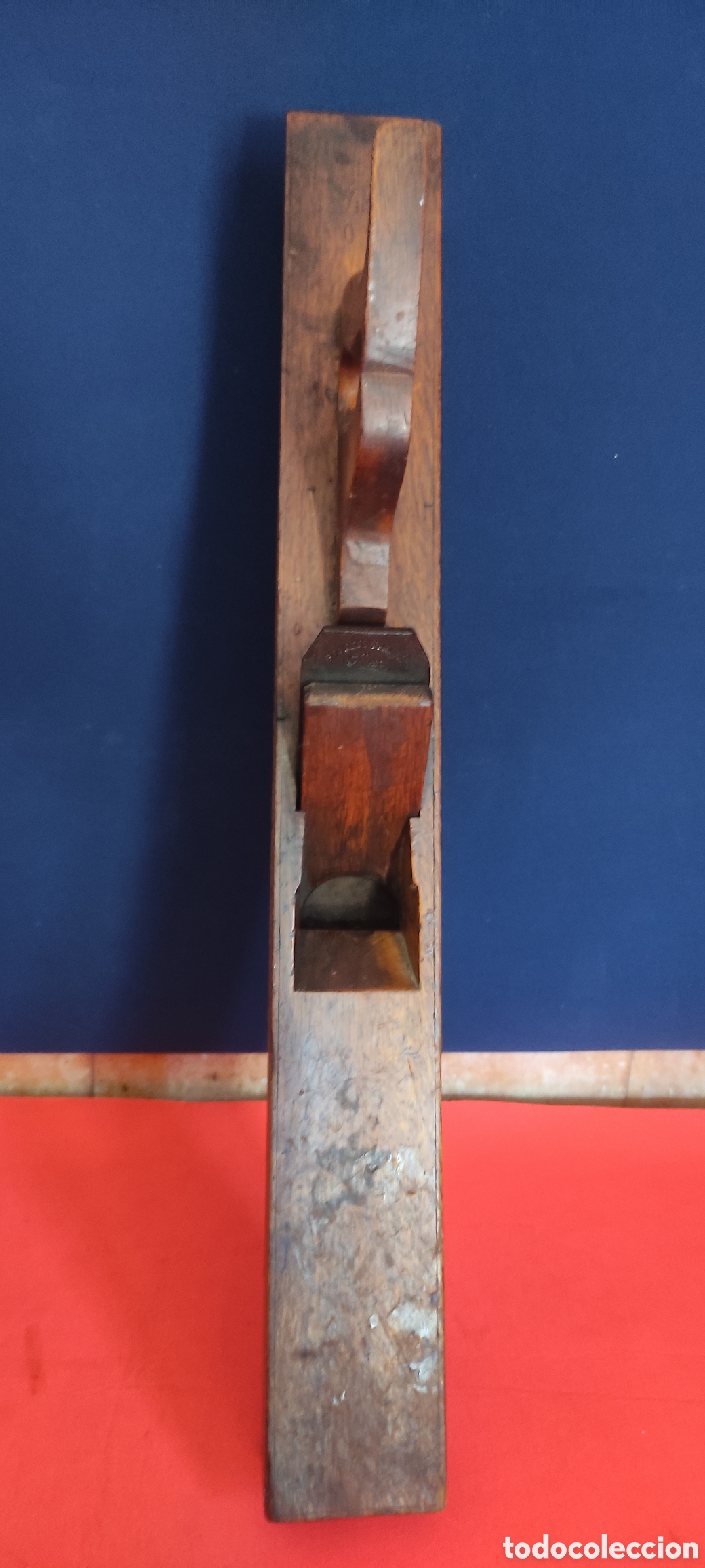 Antig&uuml;edades: ANTIGUA GARLOPA 65 CM - Foto 8