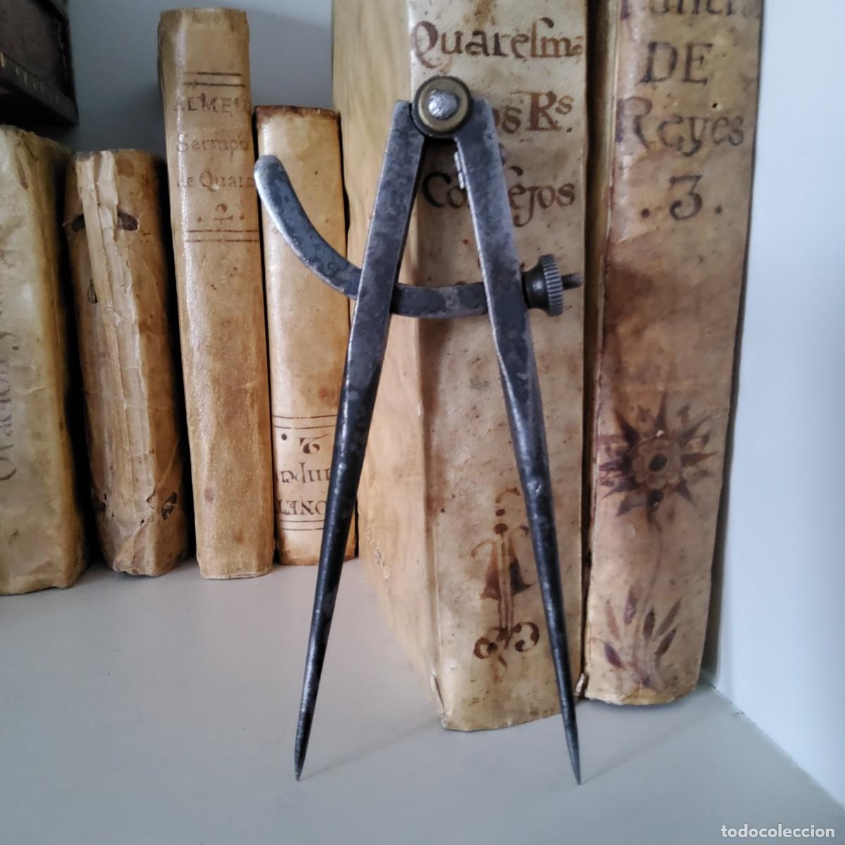 Antig&uuml;edades: ANTIGUO COMPAS DE HIERRO - Foto 4