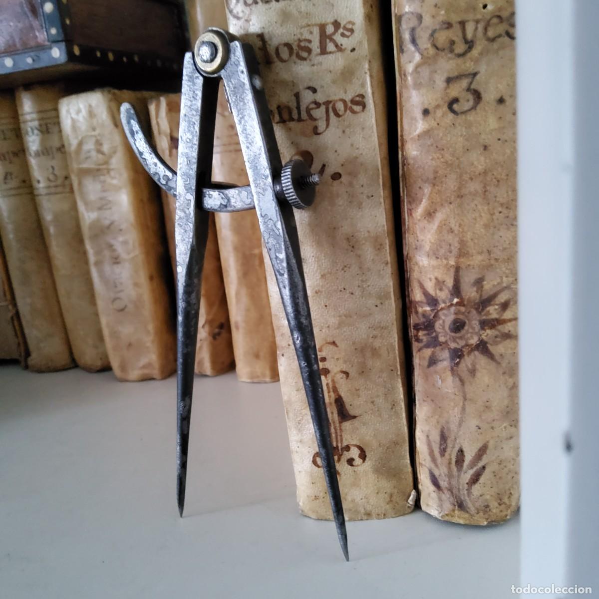 Antig&uuml;edades: ANTIGUO COMPAS DE HIERRO - Foto 5