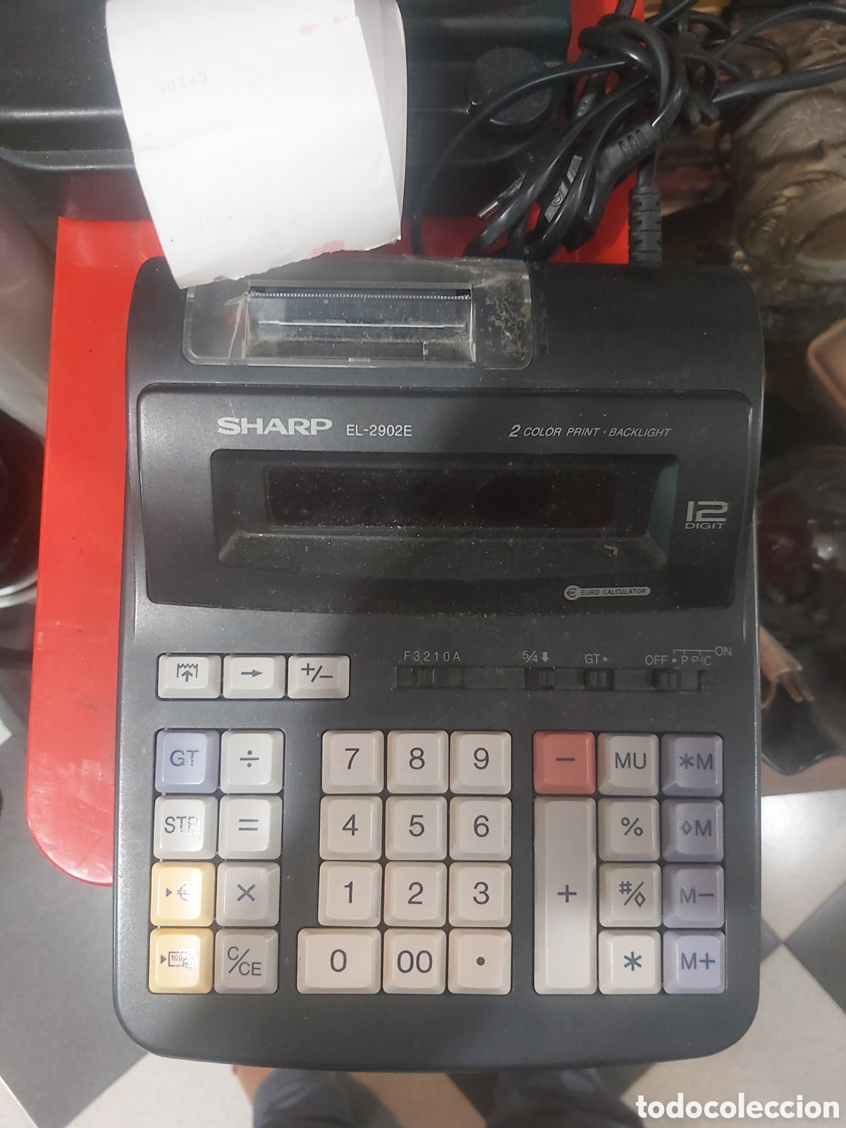 Antig&uuml;edades: Sumadora Sharp EL 2902 E - Foto 1