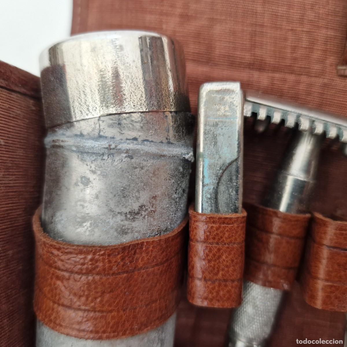 Antig&uuml;edades: ANTIGUO MALETIN DE AFEITADO DE VIAJE - Foto 7
