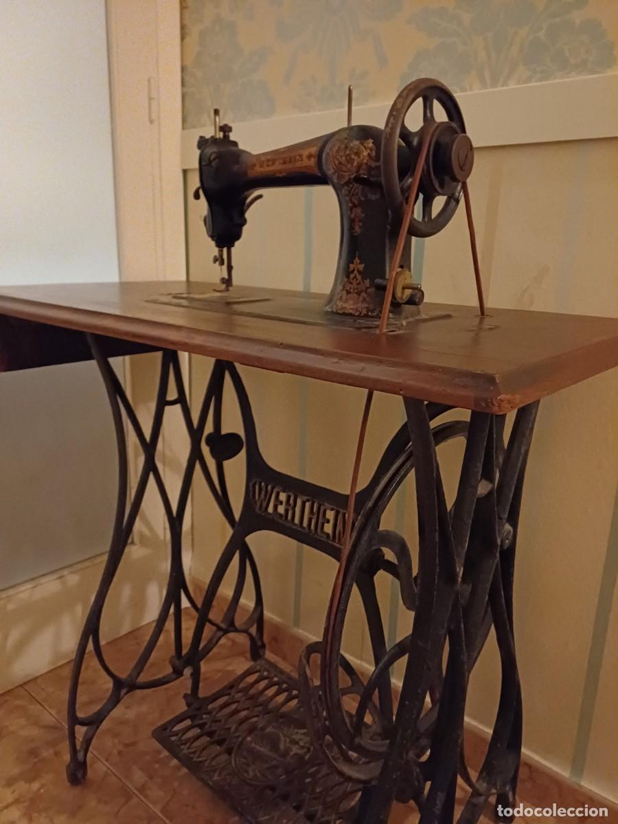 Antig&uuml;edades: Maquina de coser Wertheim - Foto 7