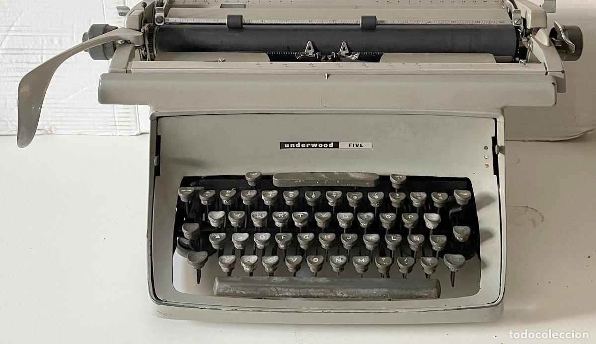 Antig&uuml;edades: M&aacute;quina de escribir Underwood Touch master Five - Foto 5