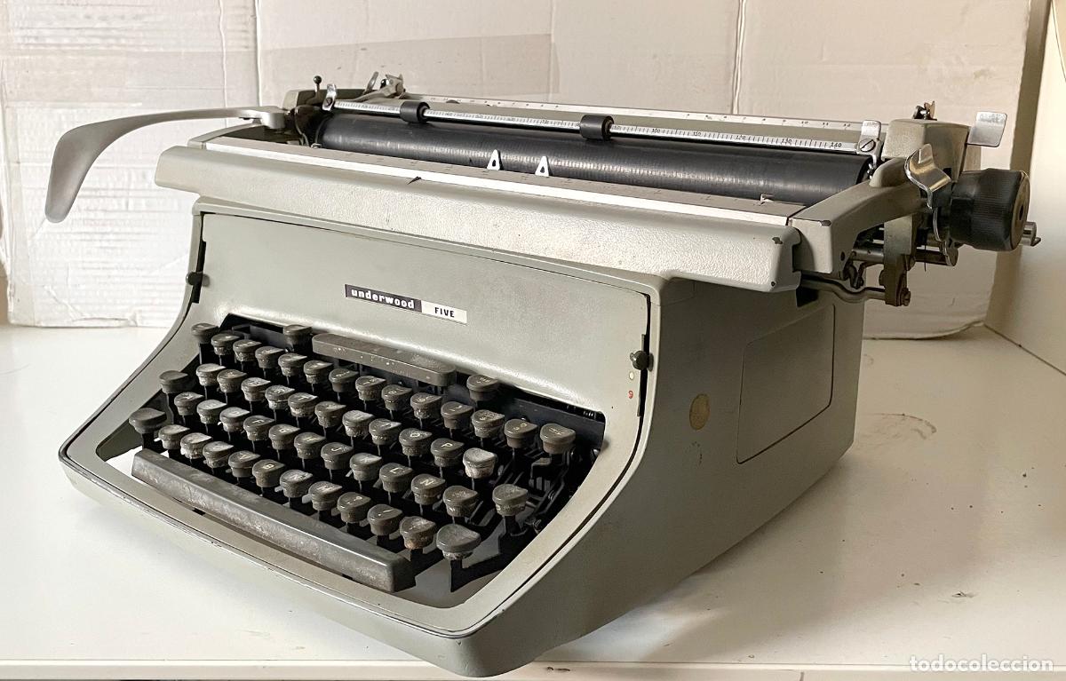 Antig&uuml;edades: M&aacute;quina de escribir Underwood Touch master Five - Foto 1