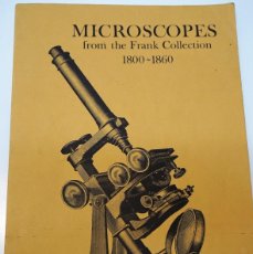 Antigüedades: MICROSCOPIO. MICROSCOPES FROM THE FRANK COLLECTION 1800-1860