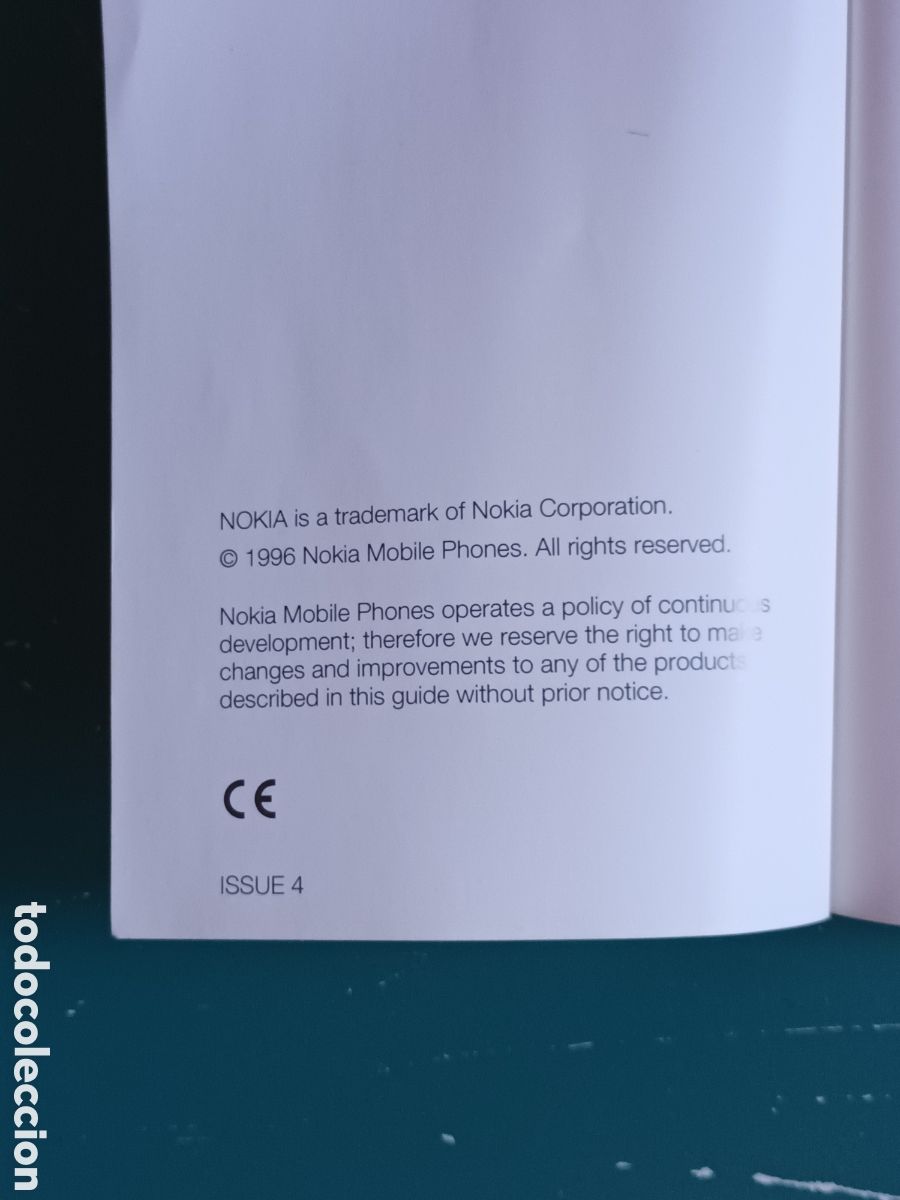 Tel&eacute;fonos: Manual de instrucciones Nokia 2110 A&ntilde;o 1996 - Foto 2