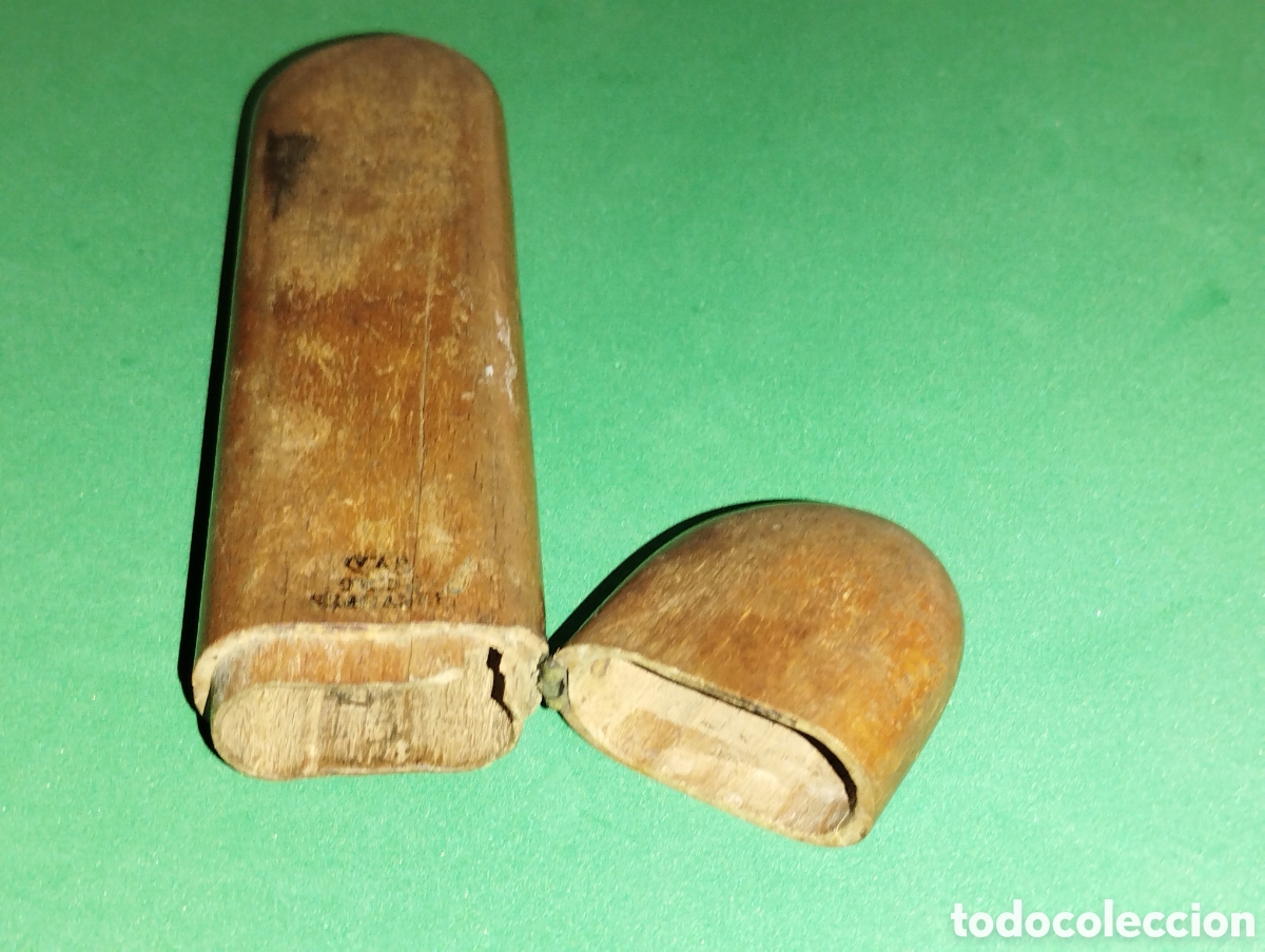 Antig&uuml;edades: Antiguas gafas con estuche de madera - Foto 5