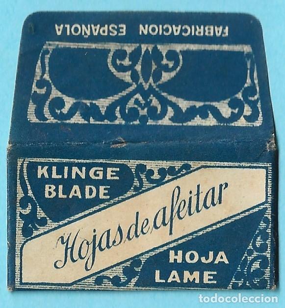 Antig&uuml;edades: HOJA DE AFEITAR. HOJAS DE AFEITAR. KLINGE BLADE. HOJA L.A.M.E. - Foto 1