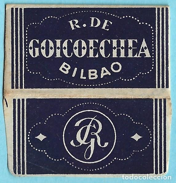 Antig&uuml;edades: HOJA DE AFEITAR. R. DE GOICOECHEA, AZUL. BILBAO. - Foto 1