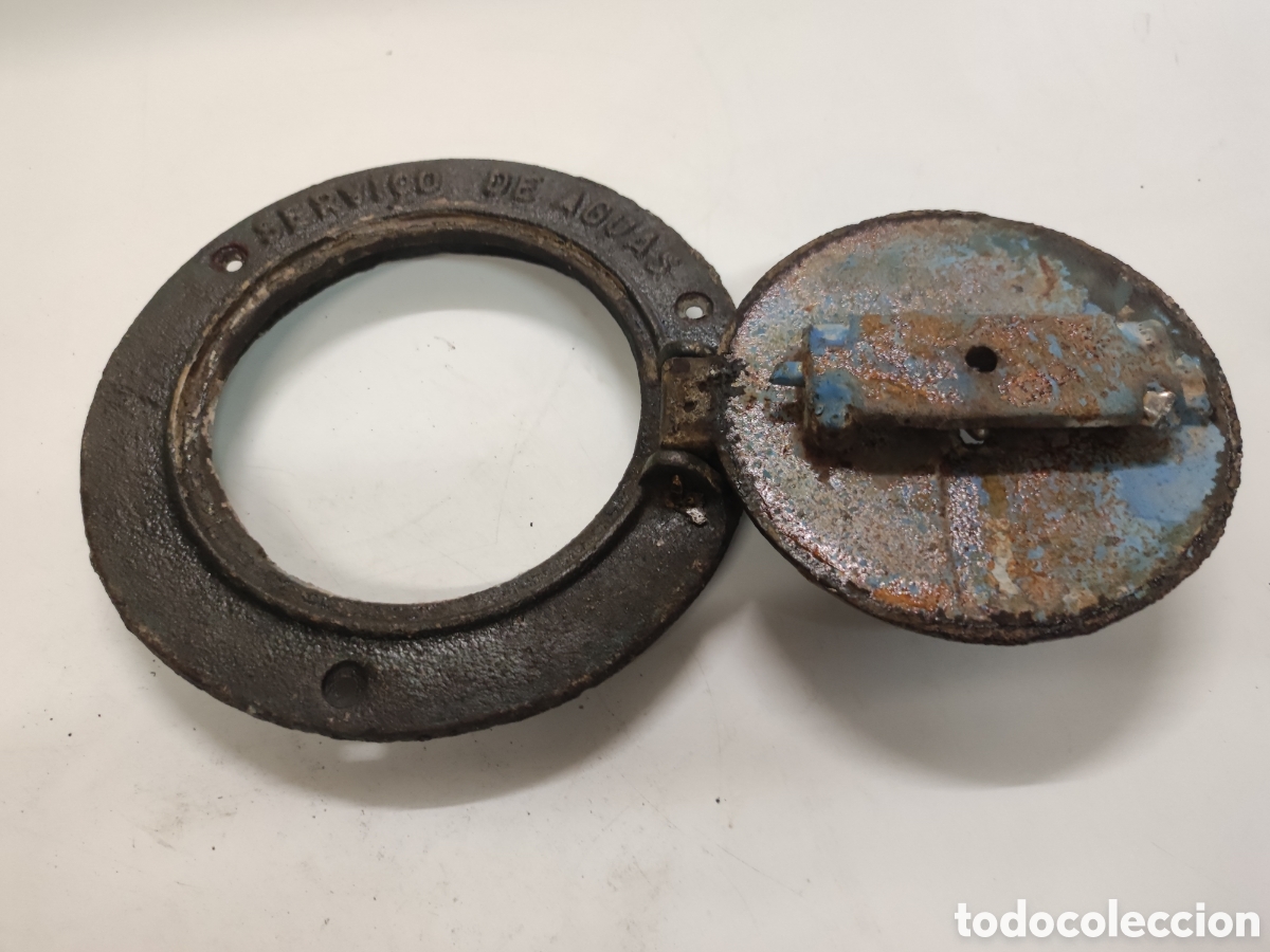 Antig&uuml;edades: Tapa Servicio de Aguas Hierro - Foto 3