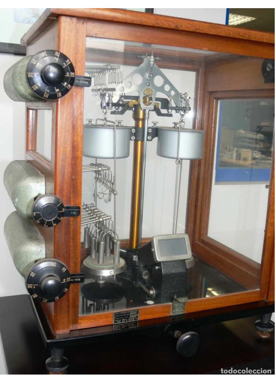 Antig&uuml;edades: BALANZA MECANICA DE PRECISION para Laboratorio &rdquo;COBOS&rdquo; - Foto 4