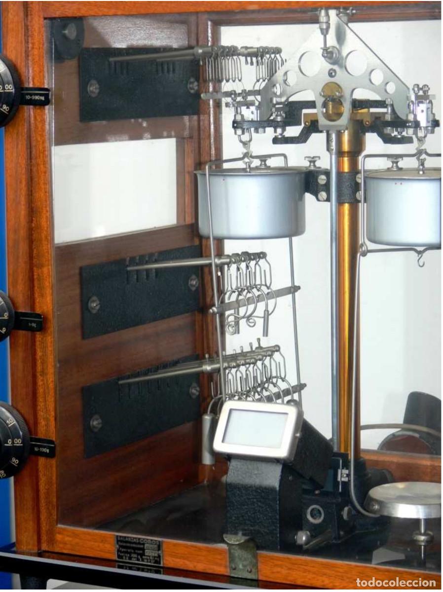 Antig&uuml;edades: BALANZA MECANICA DE PRECISION para Laboratorio &rdquo;COBOS&rdquo; - Foto 5