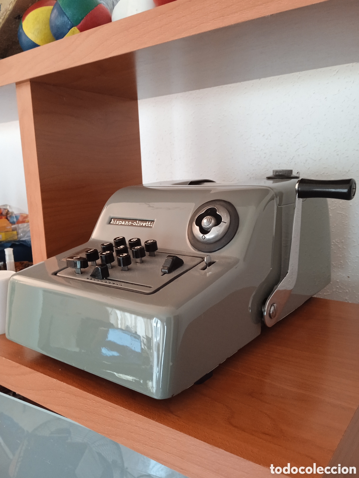 Antig&uuml;edades: Calculadora mec&aacute;nica Hispano Olivetti - Foto 2