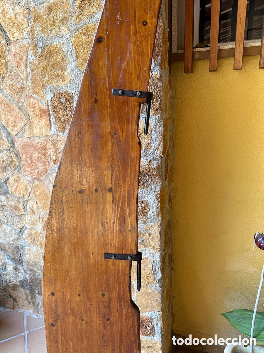 Antig&uuml;edades: Gran remo tim&oacute;n, antiguo madera. - Foto 3