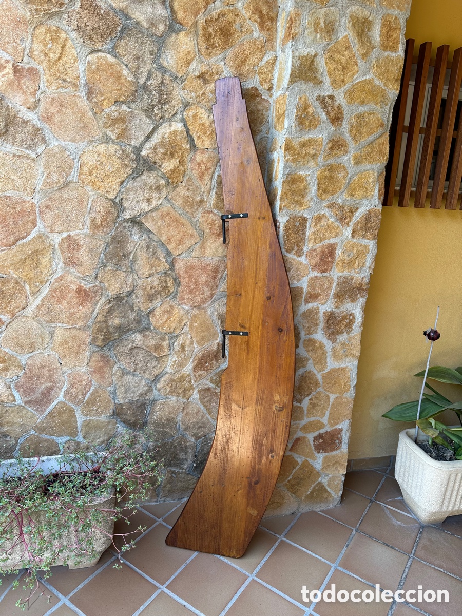 Antig&uuml;edades: Gran remo tim&oacute;n, antiguo madera. - Foto 6
