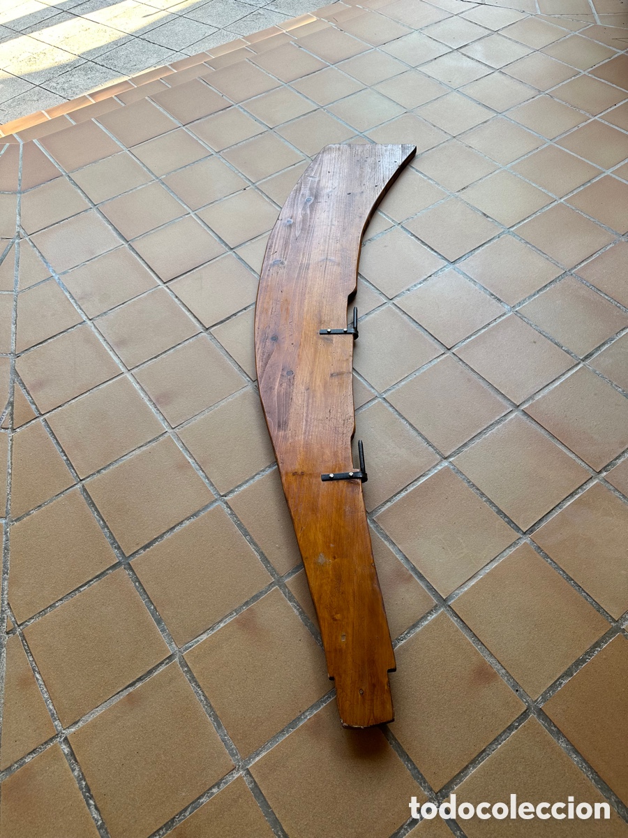Antig&uuml;edades: Gran remo tim&oacute;n, antiguo madera. - Foto 9