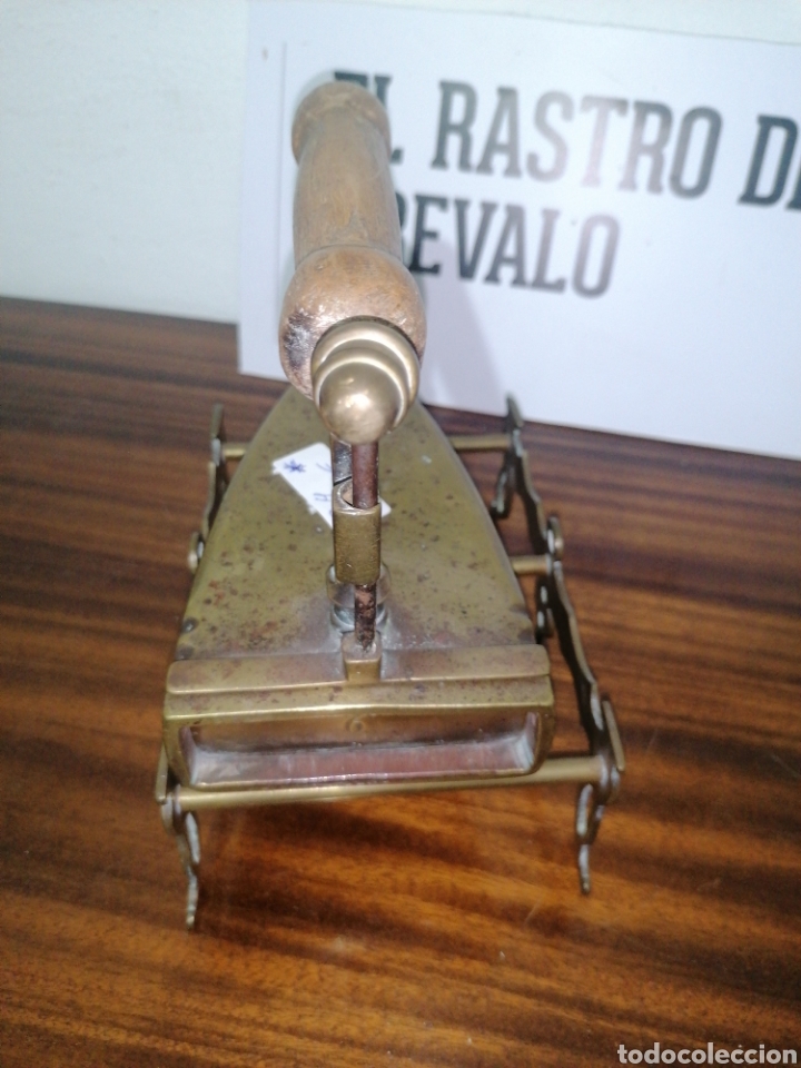 Antig&uuml;edades: Plancha con soporte - Foto 2