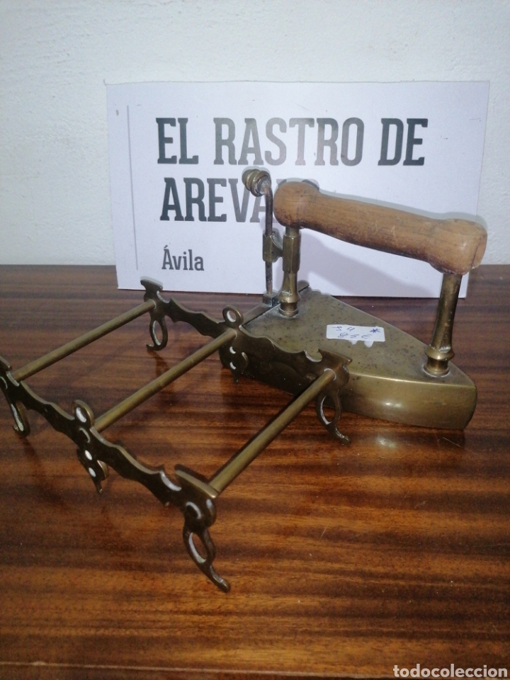 Antig&uuml;edades: Plancha con soporte - Foto 5