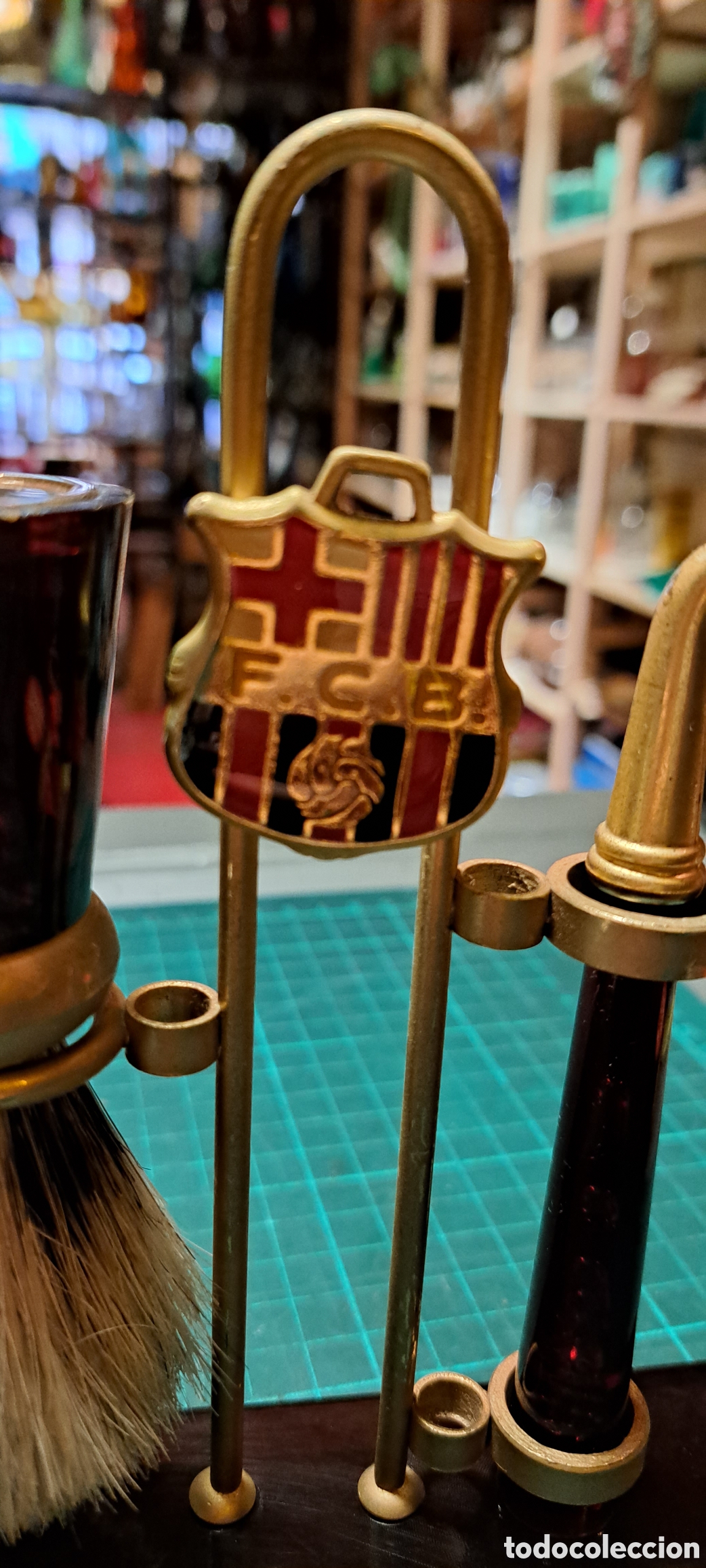 Antig&uuml;edades: Set afeitado FCB a&ntilde;os 80s - Foto 1