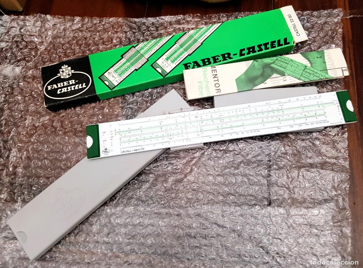 Antigüedades: ANTIGUA REGLA DE CÁLCULO FABER CASTELL 52/80
