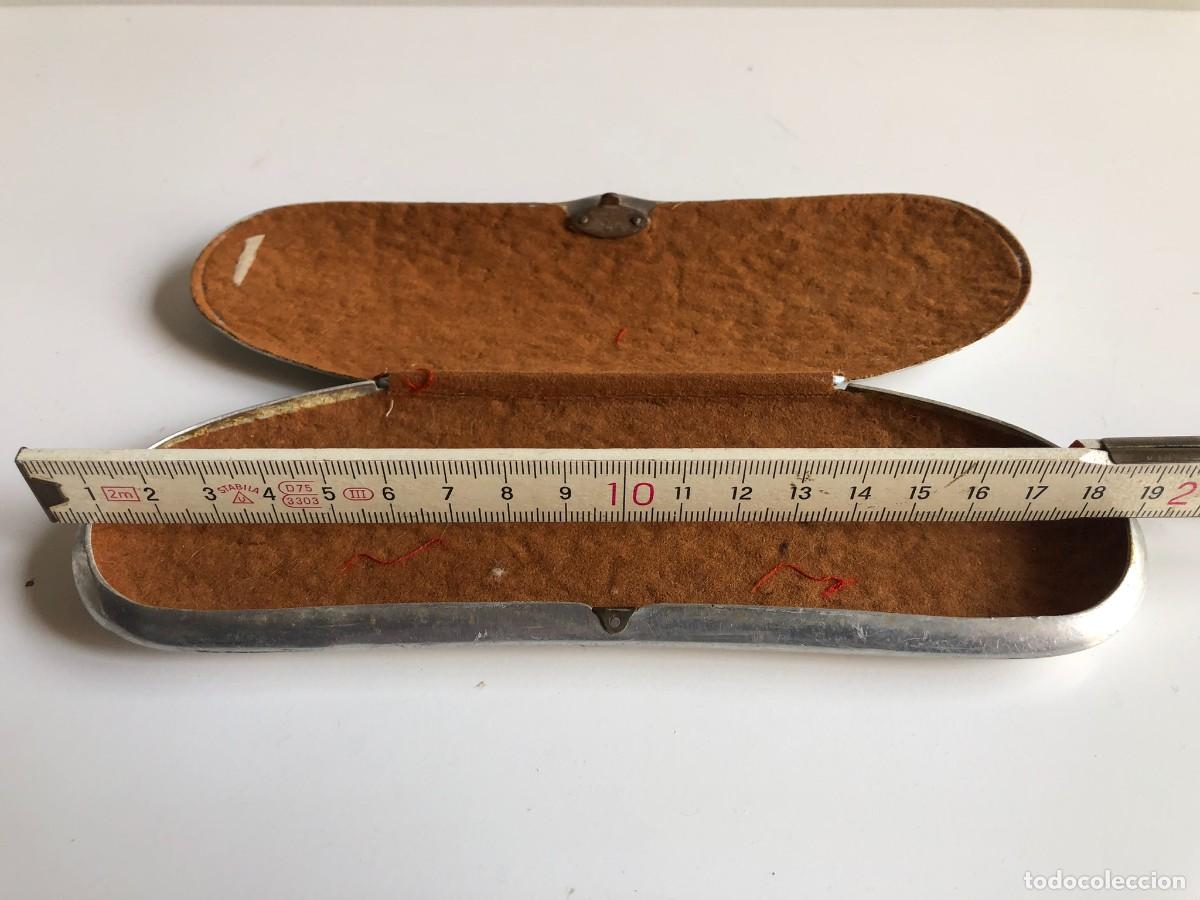 Antig&uuml;edades: ANTIGUO ESTUCHE GAFAS ALUMINIO - Foto 4