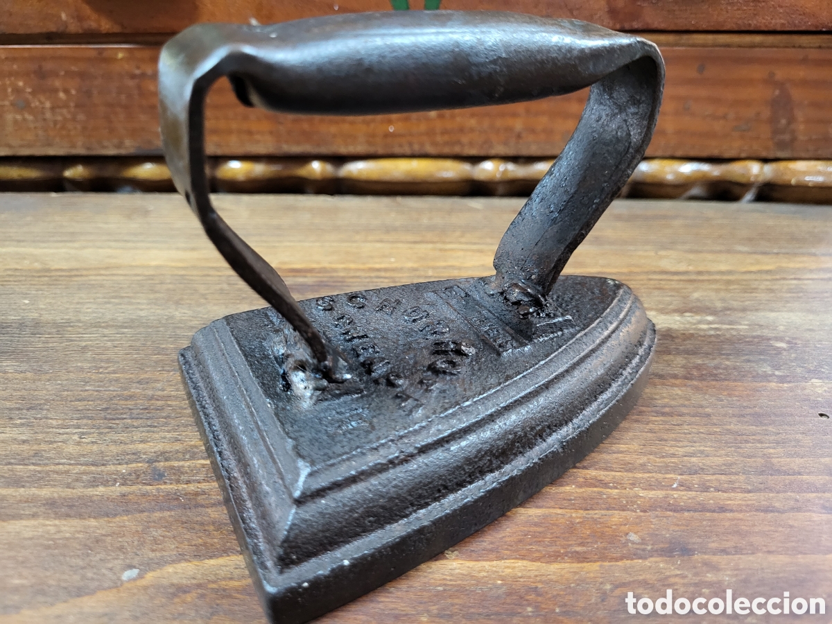 Antig&uuml;edades: PLANCHA DE HIERRO ANTIGUA SCHURHOFF CHEAP 4R - Foto 3