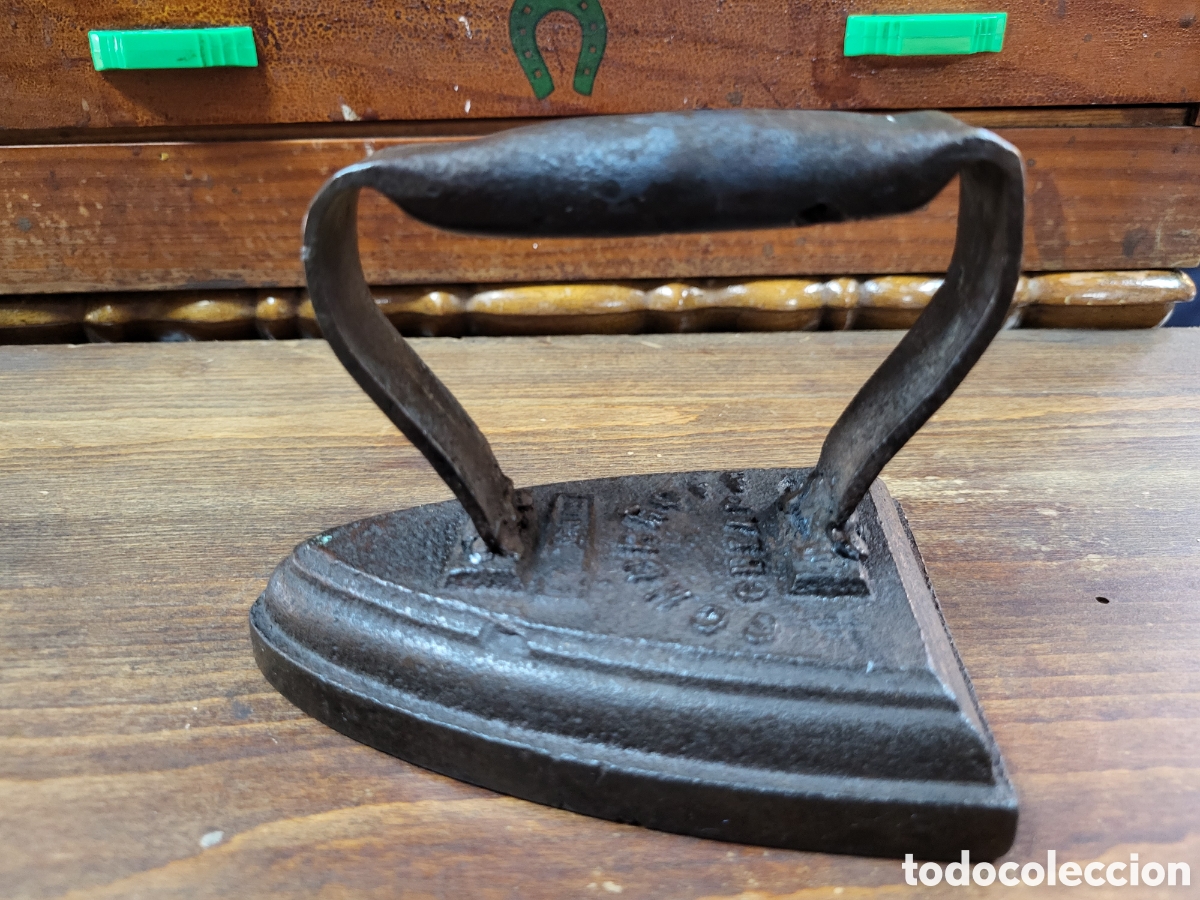 Antig&uuml;edades: PLANCHA DE HIERRO ANTIGUA SCHURHOFF CHEAP 4R - Foto 6