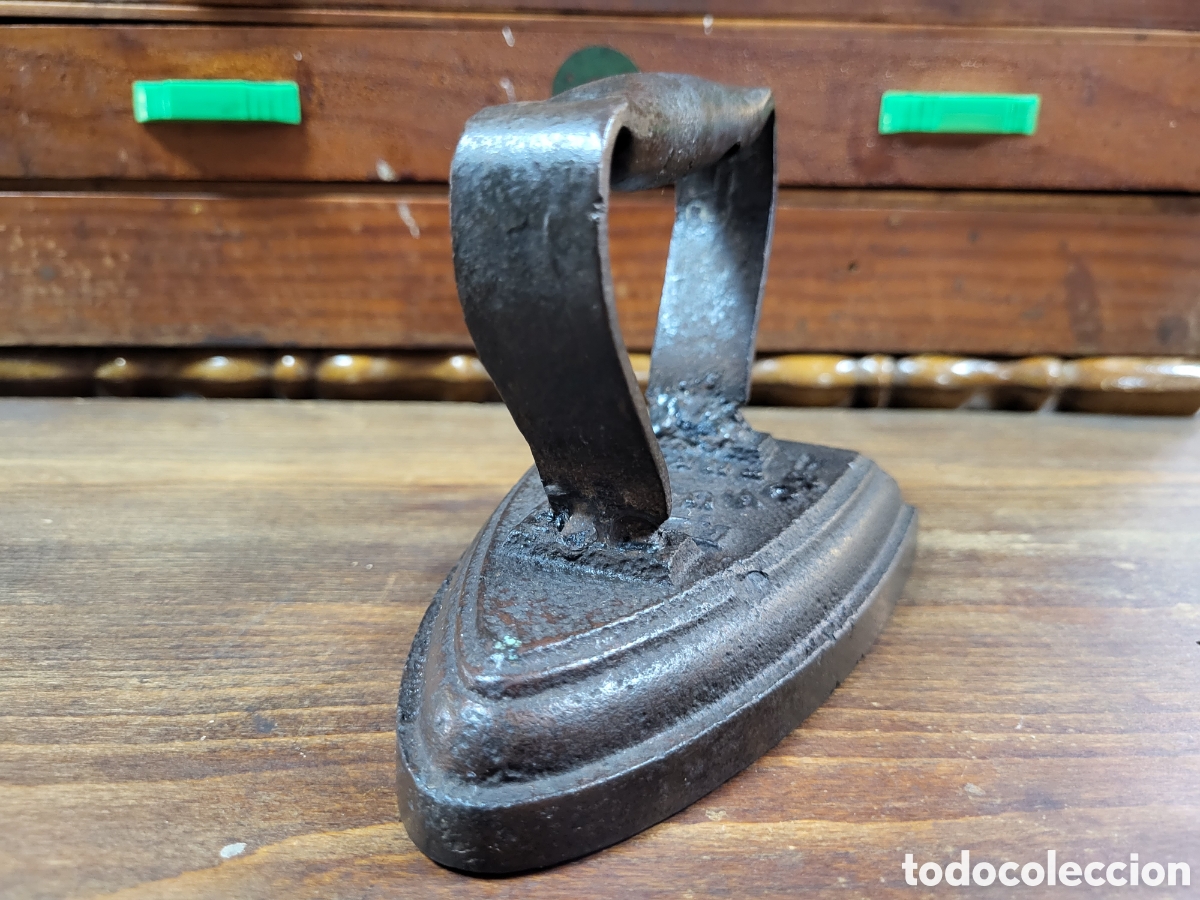 Antig&uuml;edades: PLANCHA DE HIERRO ANTIGUA SCHURHOFF CHEAP 4R - Foto 8