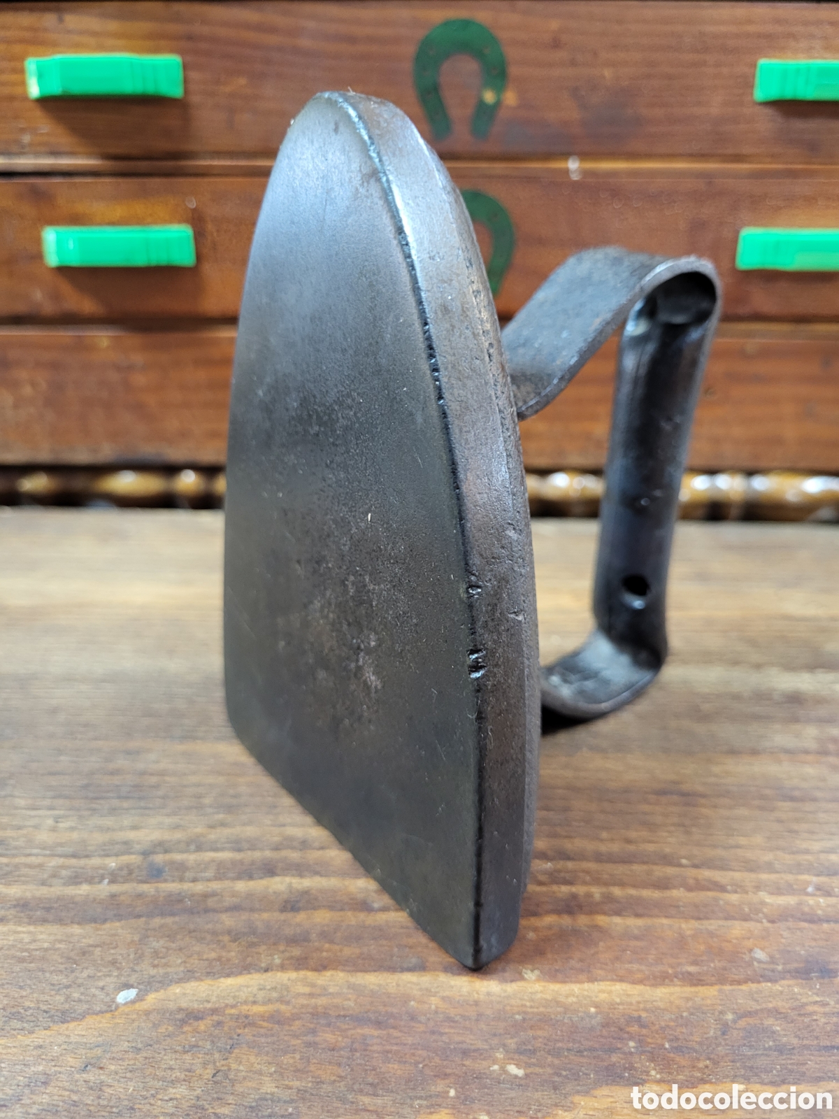 Antig&uuml;edades: PLANCHA DE HIERRO ANTIGUA SCHURHOFF CHEAP 4R - Foto 10