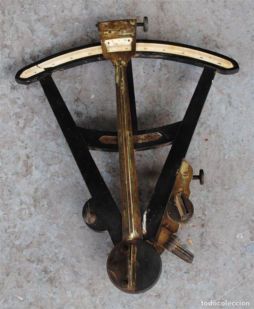 Antig&uuml;edades: Sextant instrument de navigation marine &eacute;poque XIX&egrave;me - Foto 2
