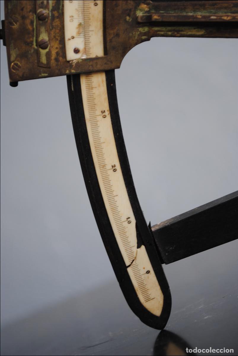 Antig&uuml;edades: Sextant instrument de navigation marine &eacute;poque XIX&egrave;me - Foto 4