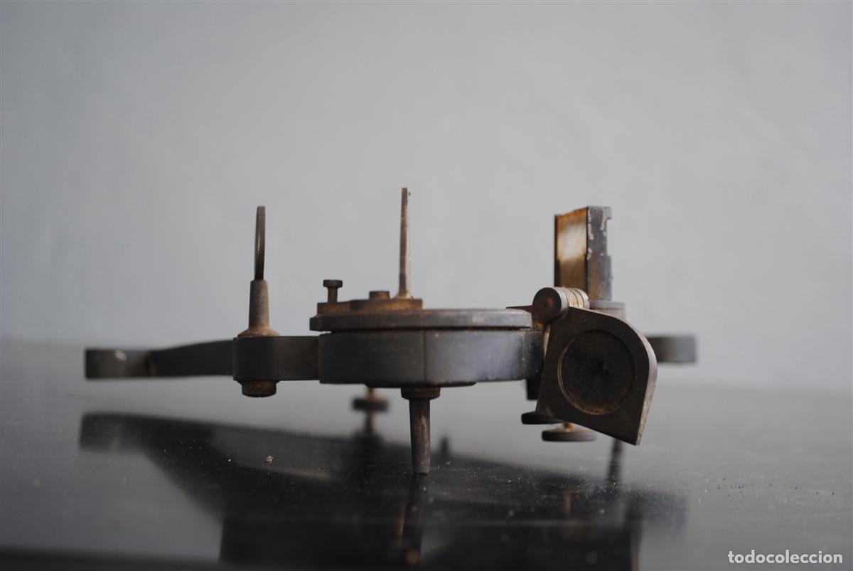 Antig&uuml;edades: Sextant instrument de navigation marine &eacute;poque XIX&egrave;me - Foto 6