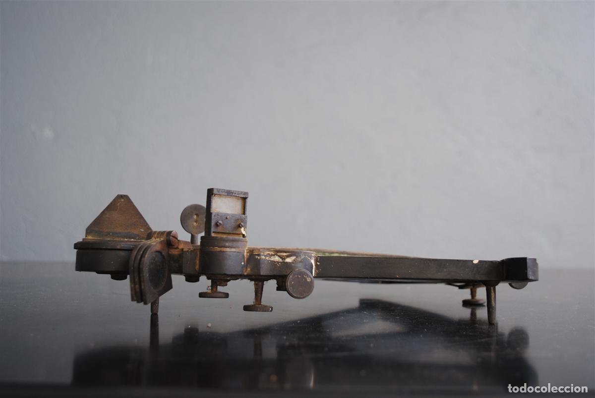Antig&uuml;edades: Sextant instrument de navigation marine &eacute;poque XIX&egrave;me - Foto 7