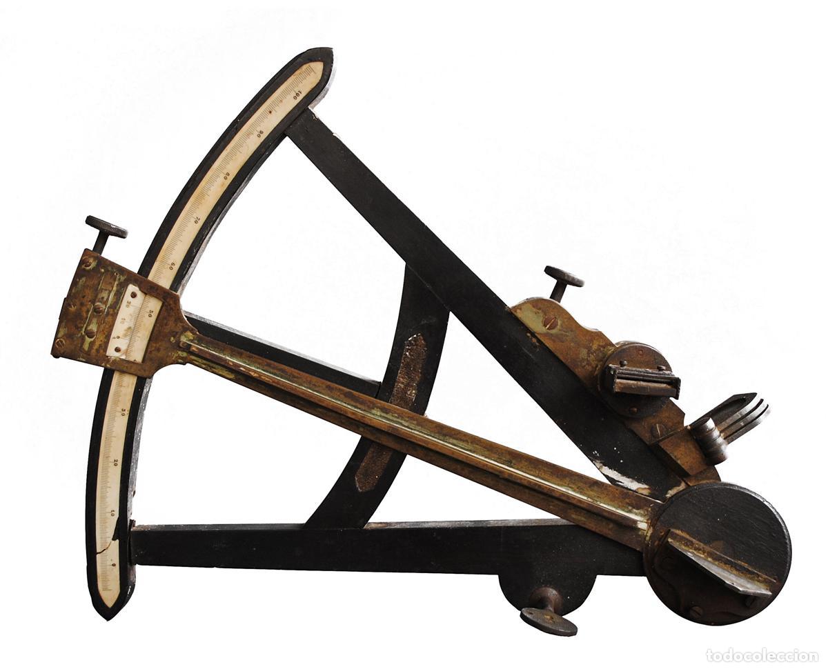 Antig&uuml;edades: Sextant instrument de navigation marine &eacute;poque XIX&egrave;me - Foto 1