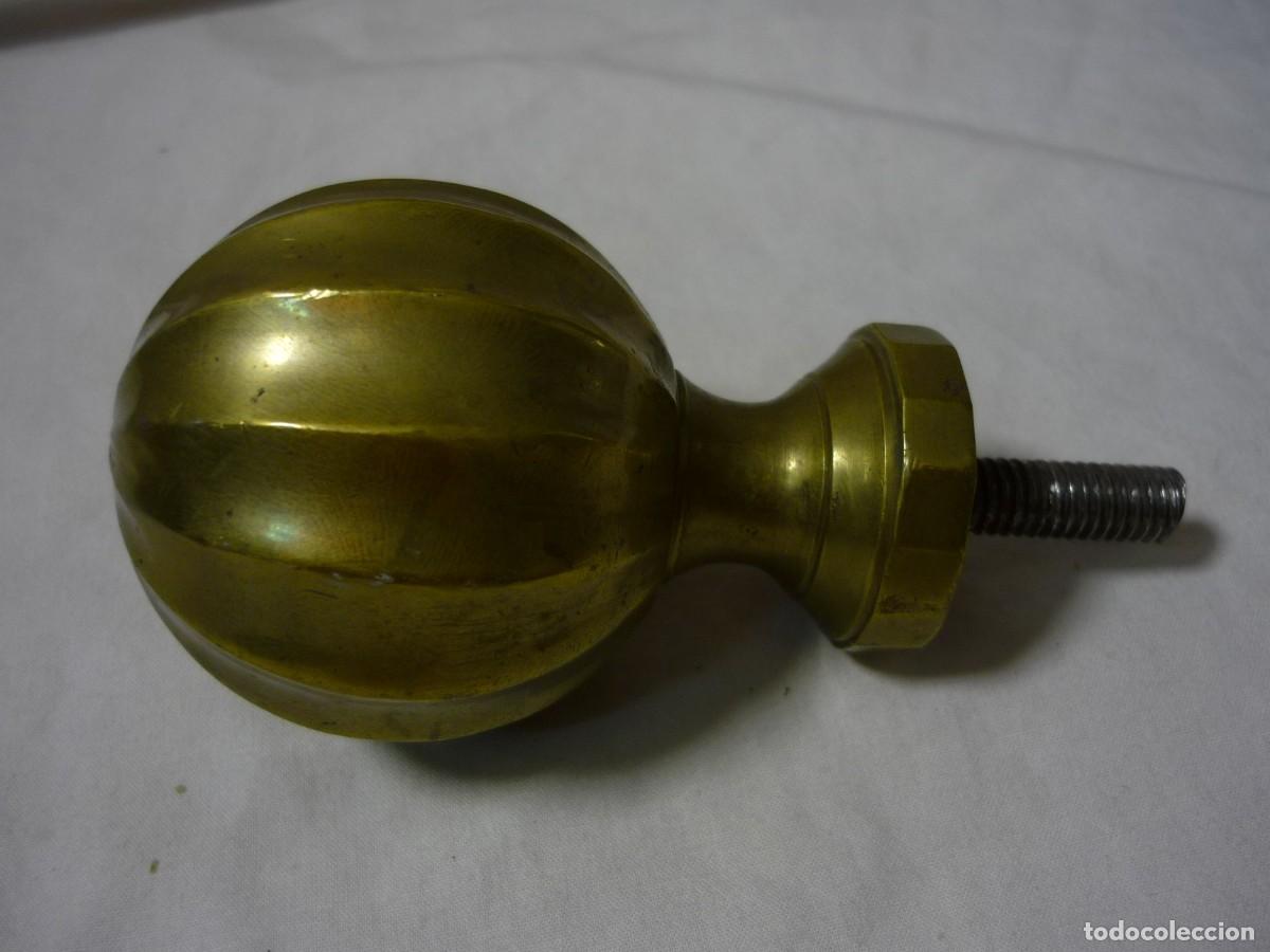 Antig&uuml;edades: Aplique pomo remate de bronce - Foto 6