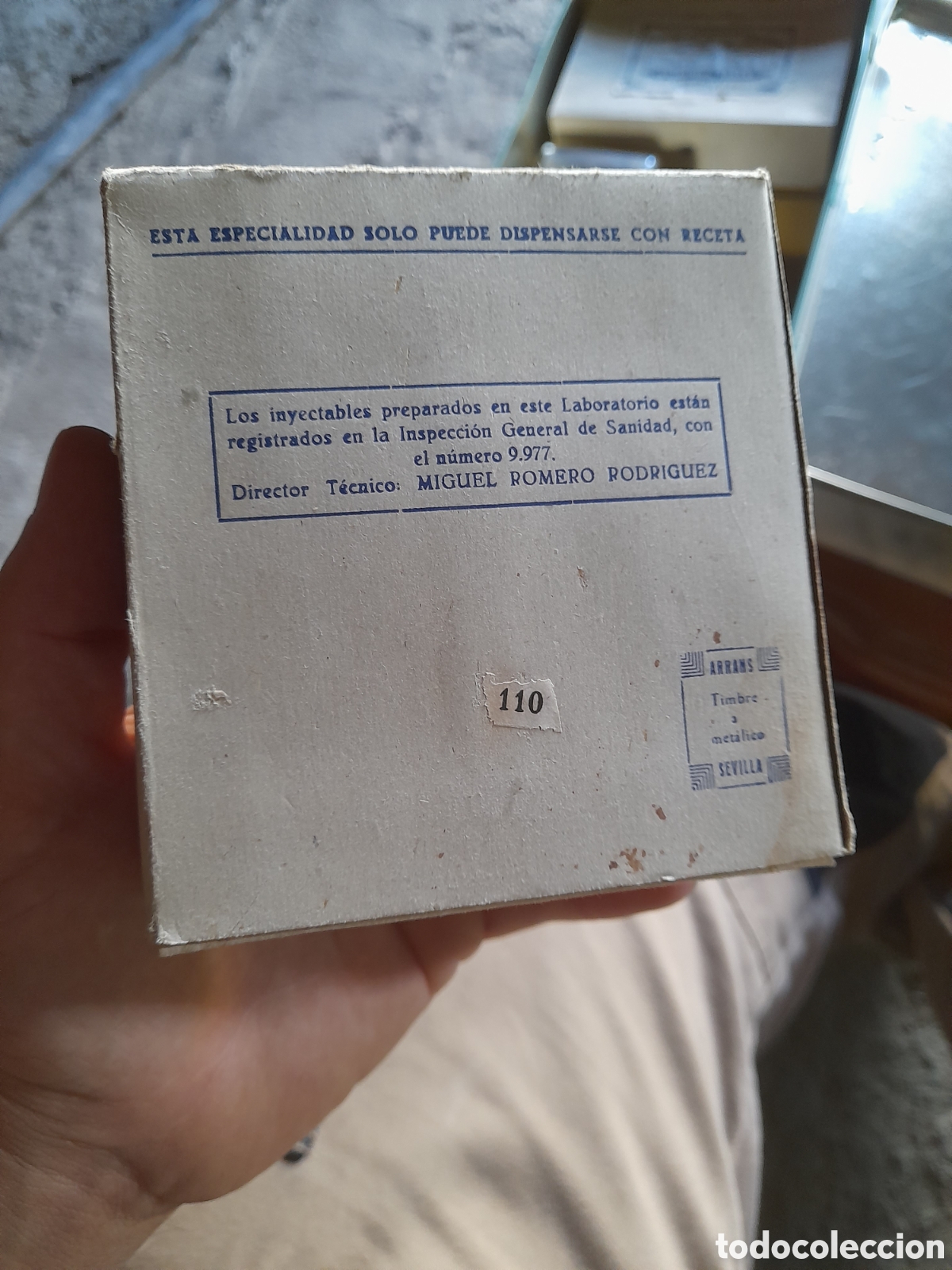 caja de farmacia suero hipertonico / medicament - Compra venta en  todocoleccion