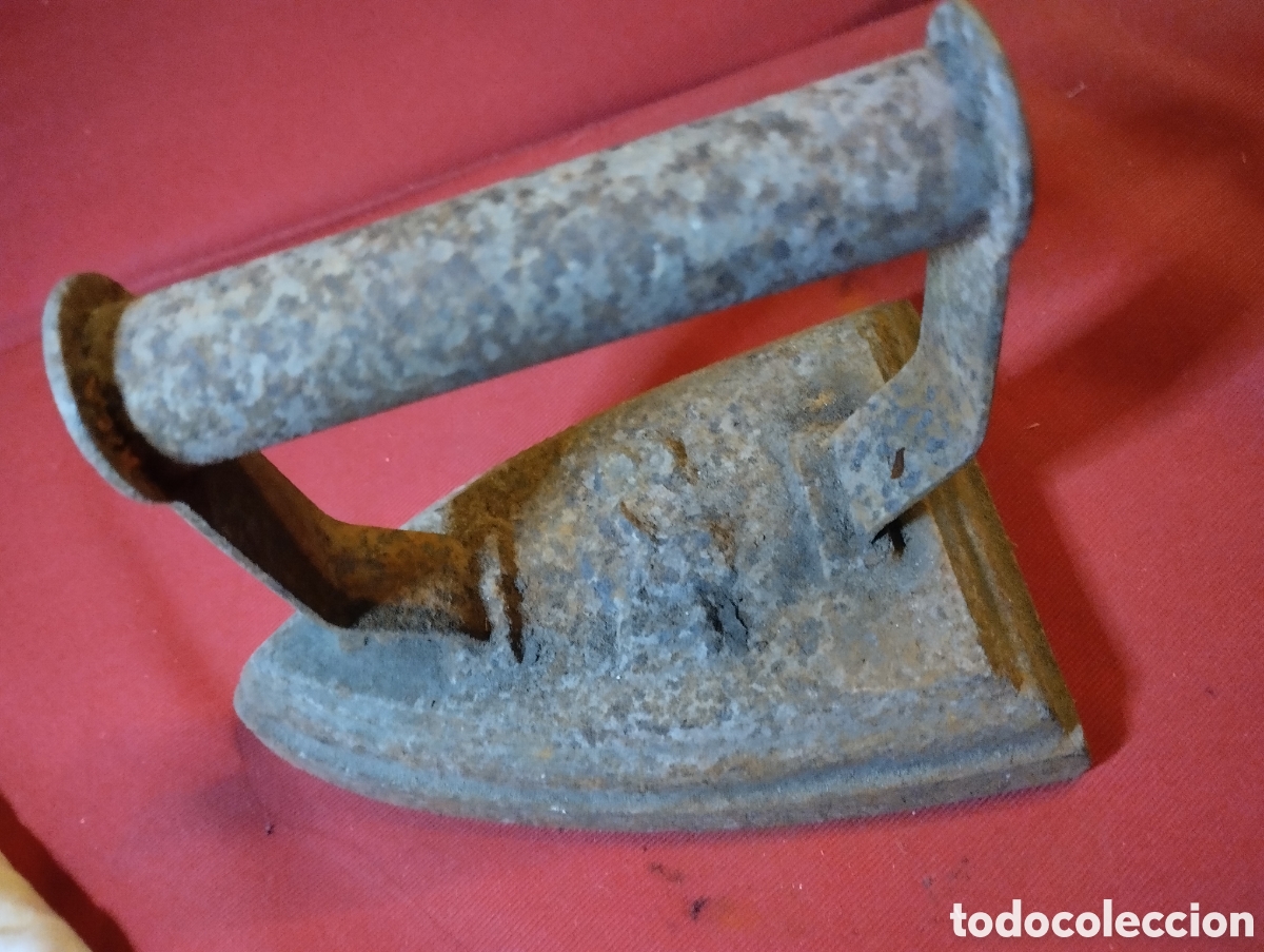 Antig&uuml;edades: ANTIGUA PLANCHA HIERRO FORJADO 2 - Foto 1