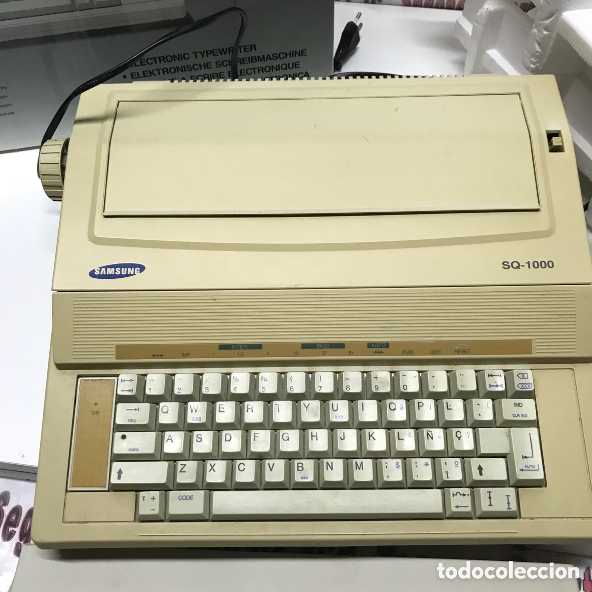 Antig&uuml;edades: MAQUINA DE ESCRIBIR SAMSUNG - Foto 4