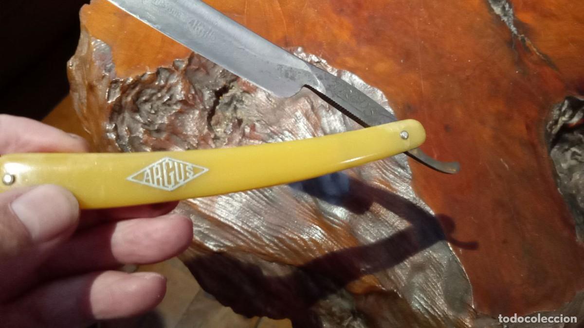 Antig&uuml;edades: NAVAJA BARBERO MARCA ARGUS - Foto 3