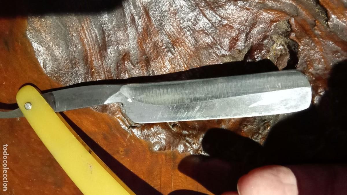 Antig&uuml;edades: NAVAJA BARBERO MARCA ARGUS - Foto 5