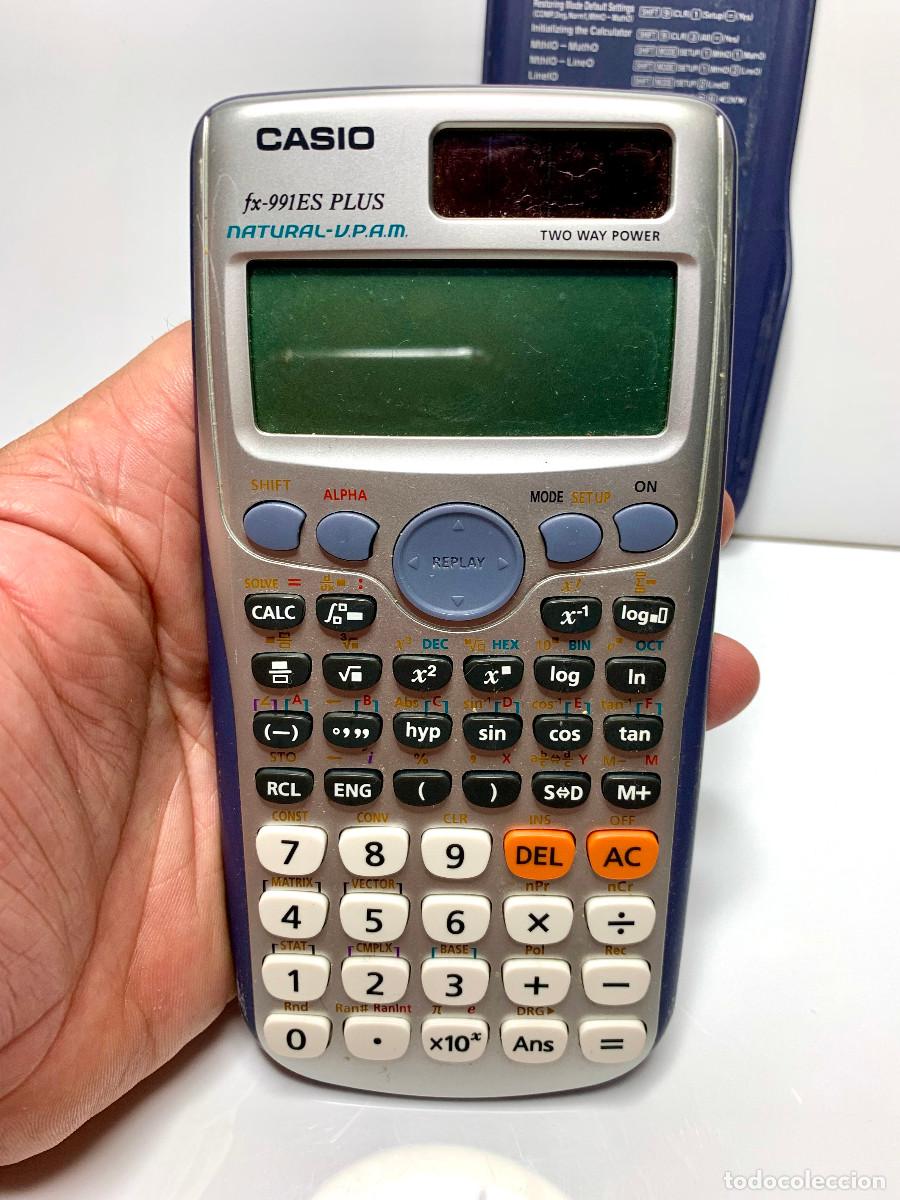 Antig&uuml;edades: 1706.CALCULADORA CIENTIFICA CASIO FX-991 ES PLUS MUY POCO USO - Foto 3