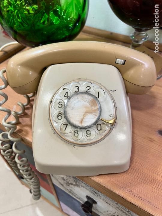 Tel&eacute;fonos: ANTIGUO TELEFONO HERALDO EN BEIG - Foto 2