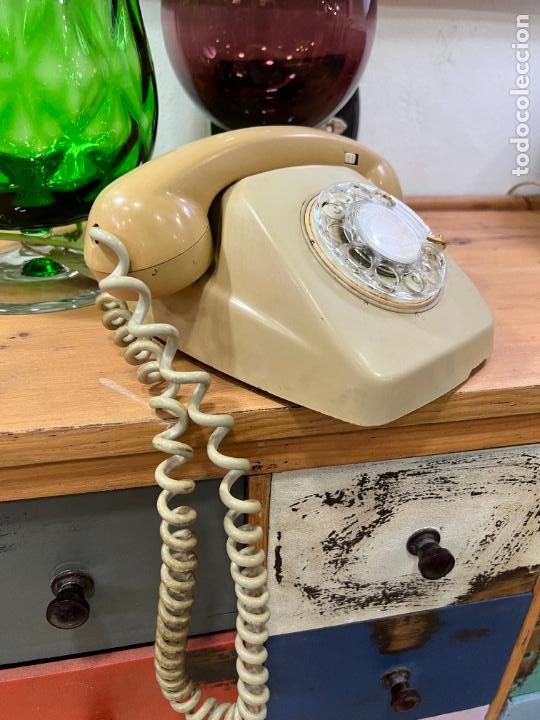 Tel&eacute;fonos: ANTIGUO TELEFONO HERALDO EN BEIG - Foto 4