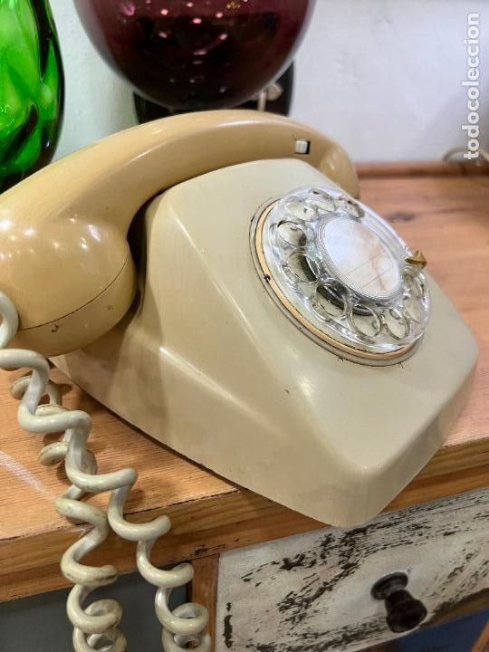 Tel&eacute;fonos: ANTIGUO TELEFONO HERALDO EN BEIG - Foto 5