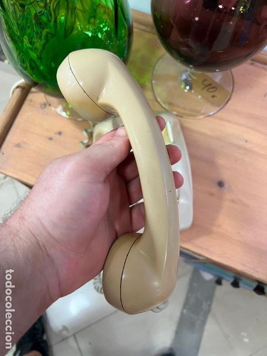 Tel&eacute;fonos: ANTIGUO TELEFONO HERALDO EN BEIG - Foto 11