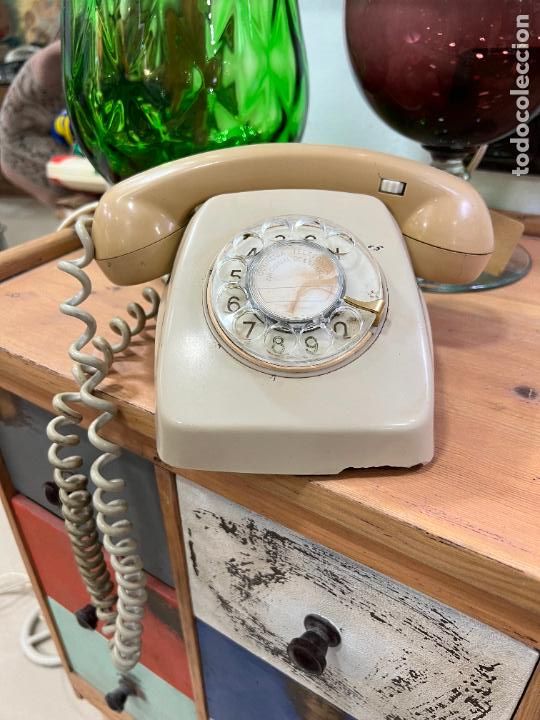 Tel&eacute;fonos: ANTIGUO TELEFONO HERALDO EN BEIG - Foto 1