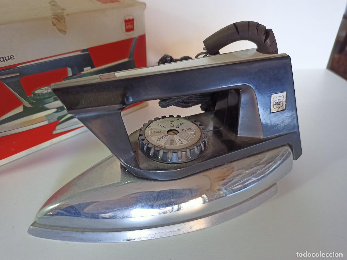 Antig&uuml;edades: Plancha solac C845, con caja e instrucciones - Foto 2