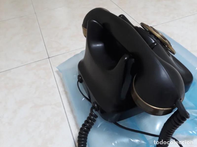 Tel&eacute;fonos: Tel&eacute;fono Antiguo Negro en perfectas condiciones - Foto 3