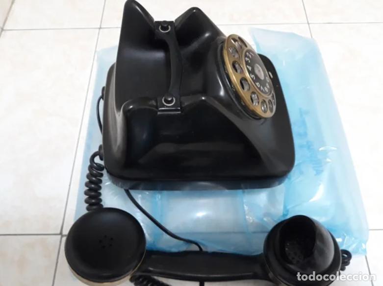 Tel&eacute;fonos: Tel&eacute;fono Antiguo Negro en perfectas condiciones - Foto 4