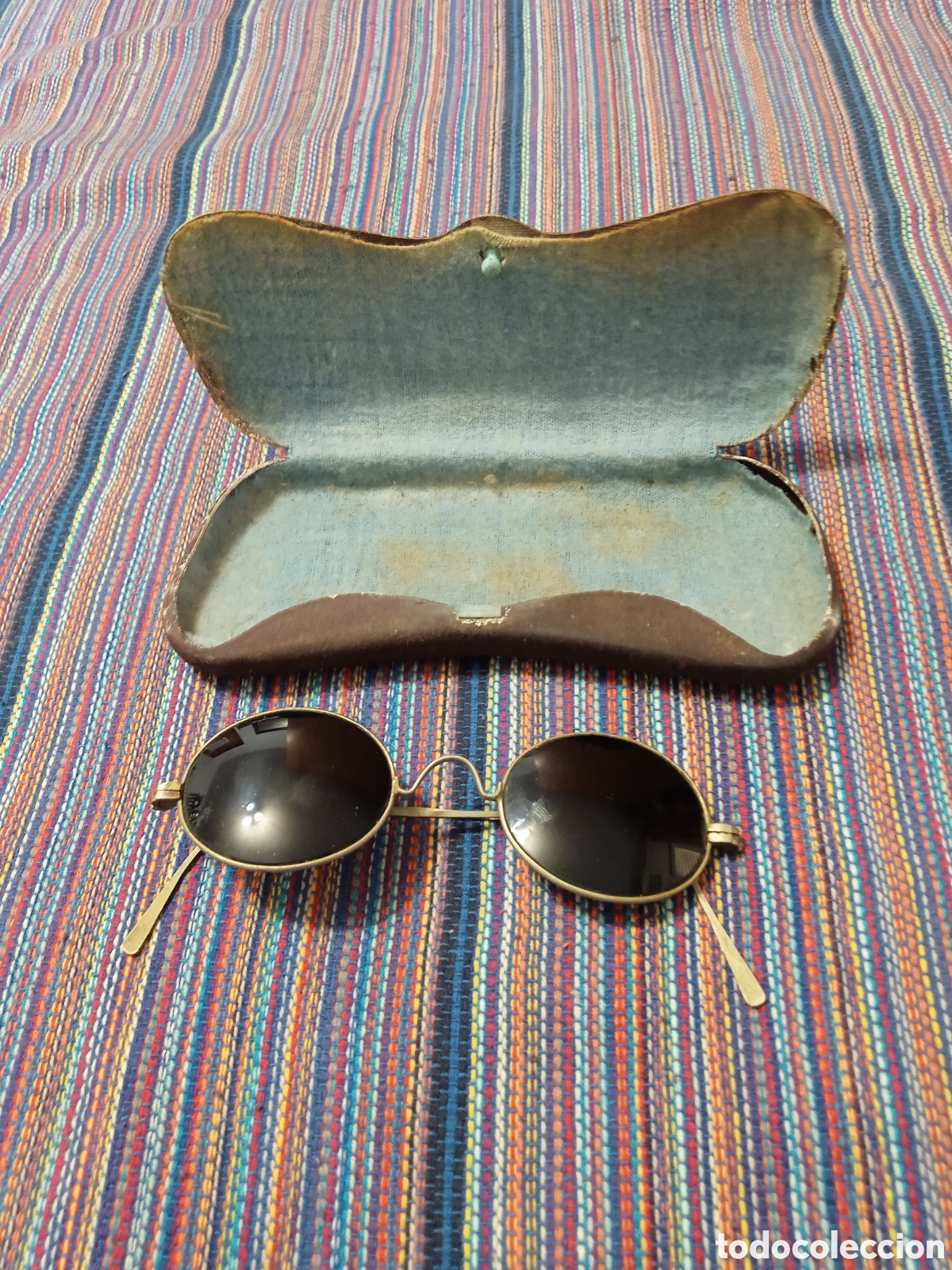 Antig&uuml;edades: EST- ANTIGUAS GAFAS EN CAJA ORIGINAL - Foto 3